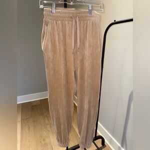 Forever 21 Faux Velvet Sweatpants